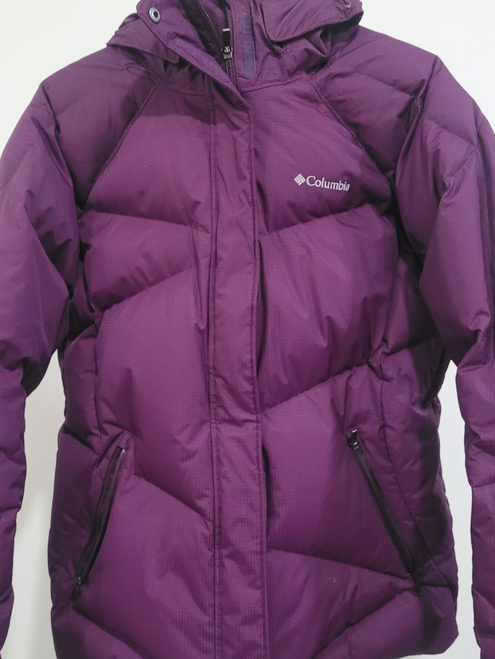 Columbia Purple Women's Insulated Puffer Jacket Omni Heat L